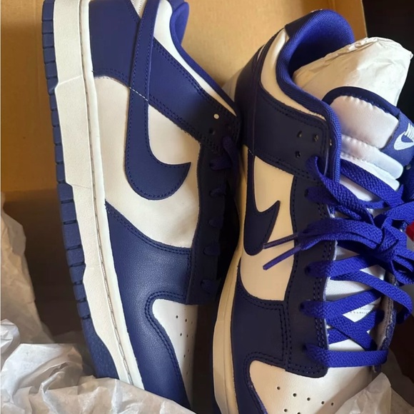 Nike Blue and White Sneakers - Picture 2 of 6